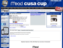 Tablet Screenshot of cusacup.com